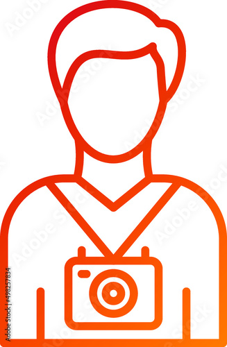 Cameraman Icon Style