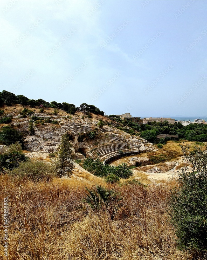 landscape with rocks cagliari
