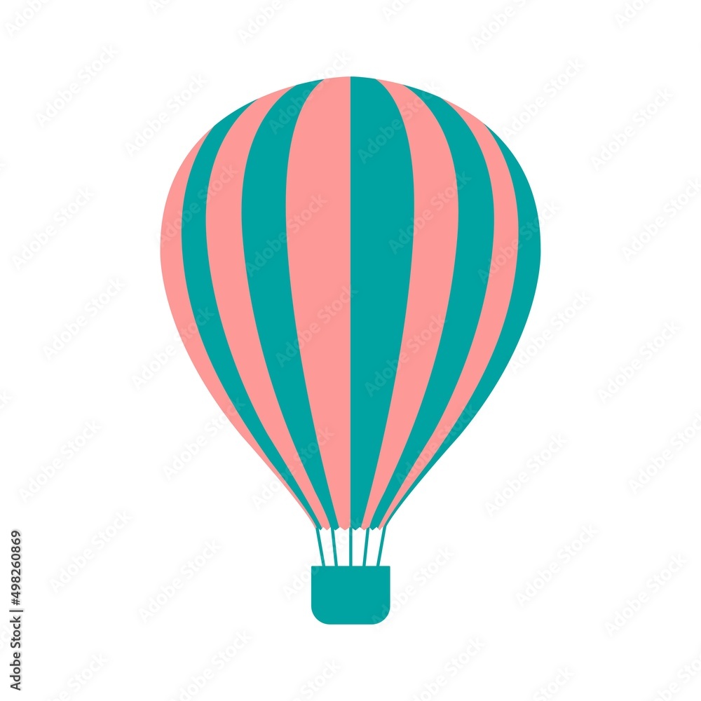 Balloon. Bright color illustration isolated on white background Balloon. Bright color illustration isolated on white background