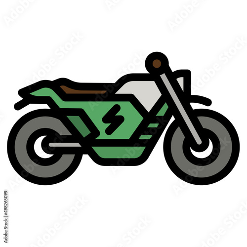 bicycle line icon