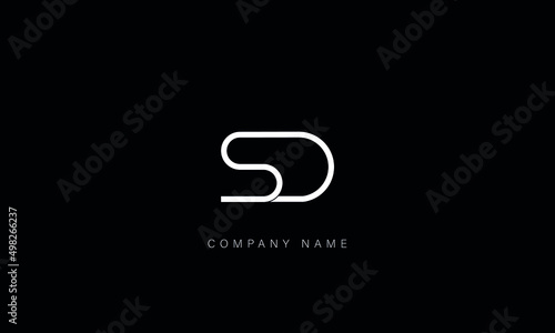 Foto SD, DS, SD, Letters Logo Monogram