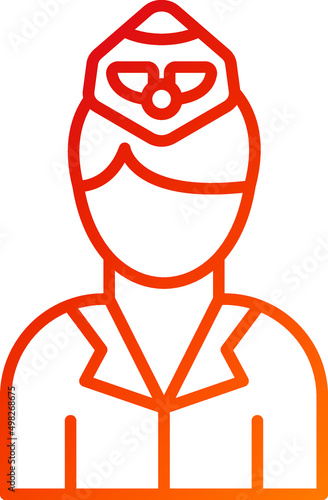 Air Hostess Icon Style