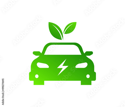 eco-friendly car design, . Vector illustration, flat.