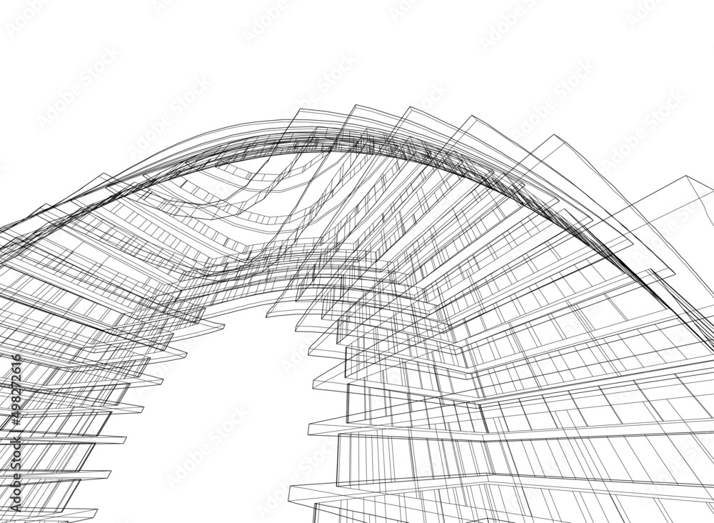 sketch of building sketch of building