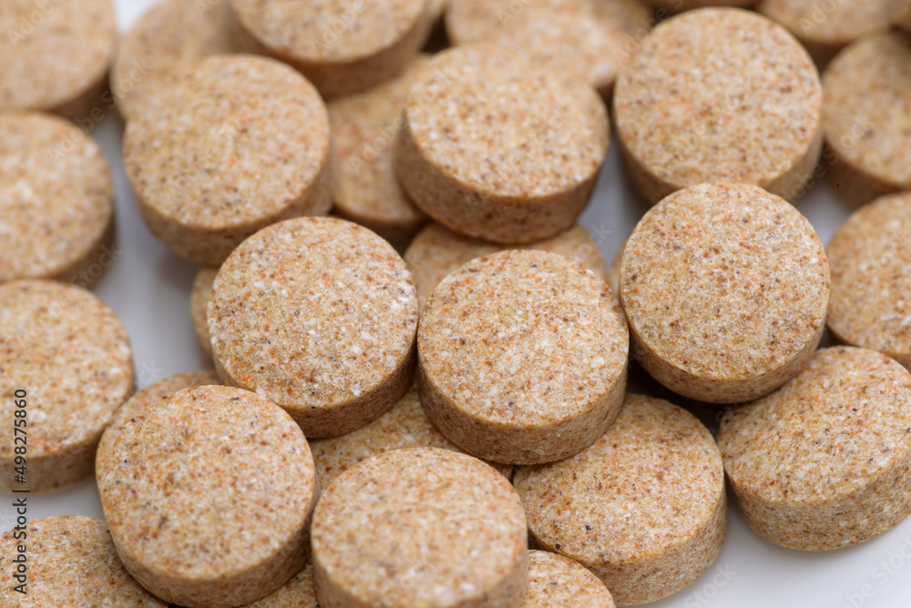 Supplement round tablets (skin color) Supplement round tablets (skin color)
