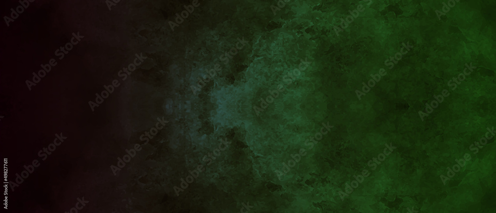 Abstract old green grunge textured or background, Green art background with copy space for your design, Grunge green textured covered wall background for construction related works.