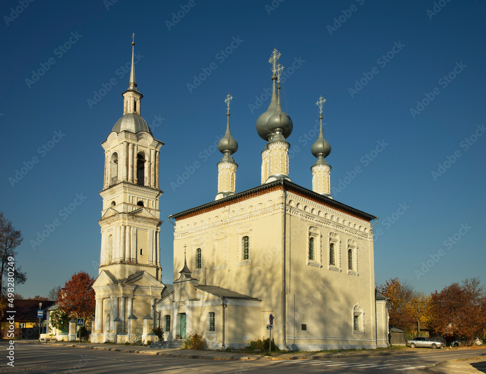 Church of icon of Smolensk Mother of God in Suzdal. Russia