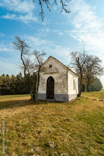 The secret old chapel with beautiful view