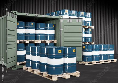 Warehouse chemical products...