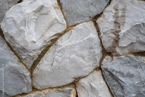 Close up Texture of stone wall