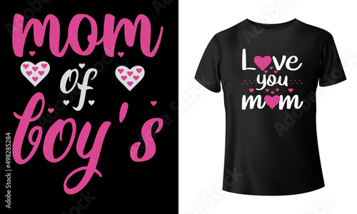 Mother's Day T-Shirt Design | Happy mothers day | Mothers day t shirt vector