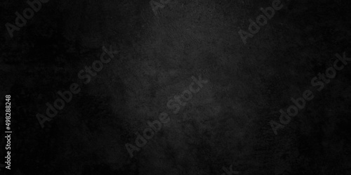 Old black background. Grunge texture. Dark wallpaper. Blackboard, Chalkboard, room Wall, wall background