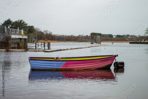 boats on the lake