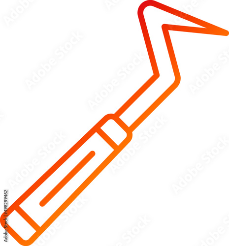 Dental Probe Icon Style