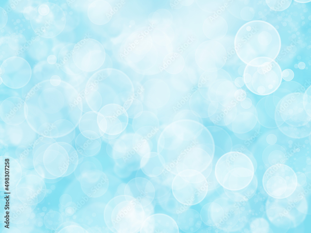 青 キラキラ 水 泡 ボケ 背景 キラキラ Stock Illustration Adobe Stock