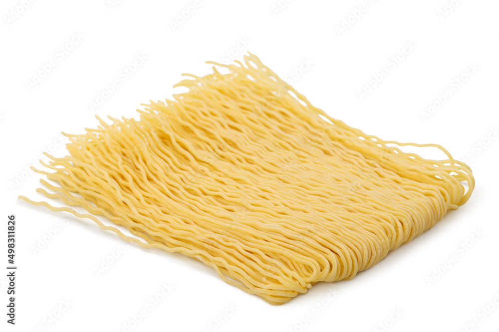 dry noodles isolated on white background, traditional food dry noodles isolated on white background, traditional food