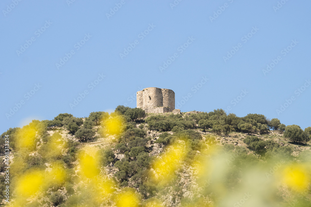 Cote Castle. Arab defensive fort in Montellano, Seville, Spain.