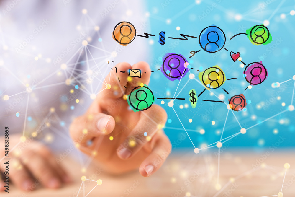 people network structure HR - Human resources management and recruitment people network structure HR - Human resources management and recruitment