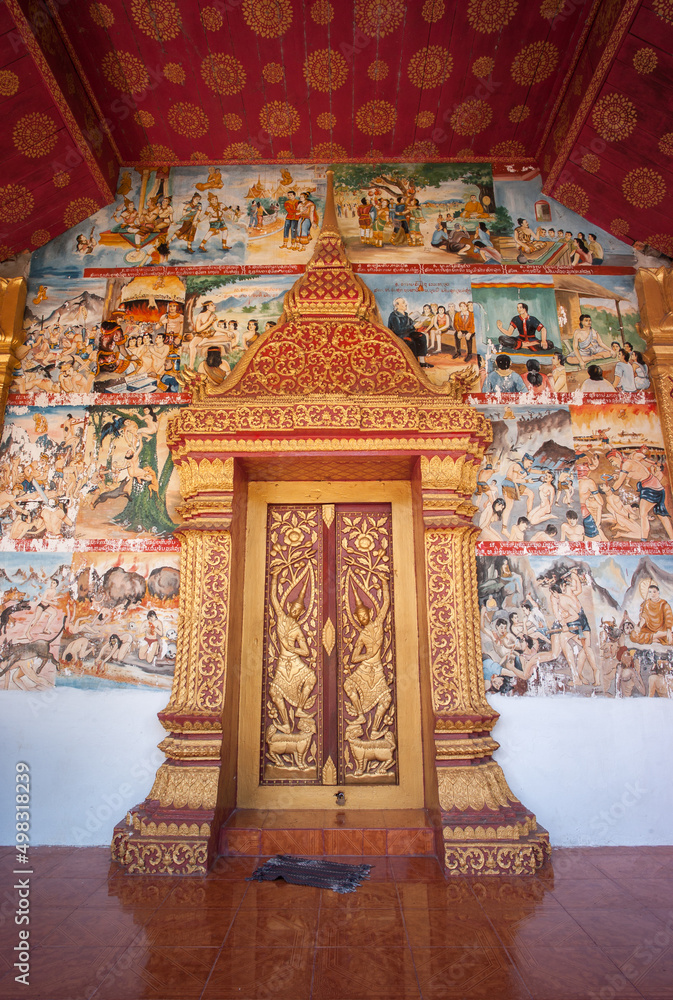 Wat Hosian Voravihane, is a Buddhist temple and the grounds include living quarters for the monks and a school building