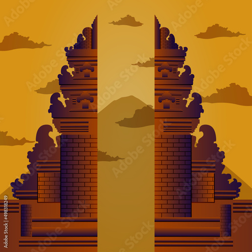 Bali Building Gate