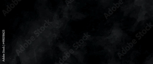 Dark and colorful cement wall background and texture. Black watercolor texture with abstract washes and brush strokes on white paper background.. grunge textures and backgrounds use for text.