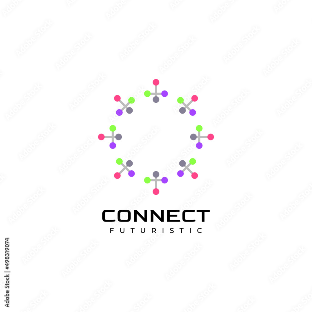 bio health chemical connect logo design