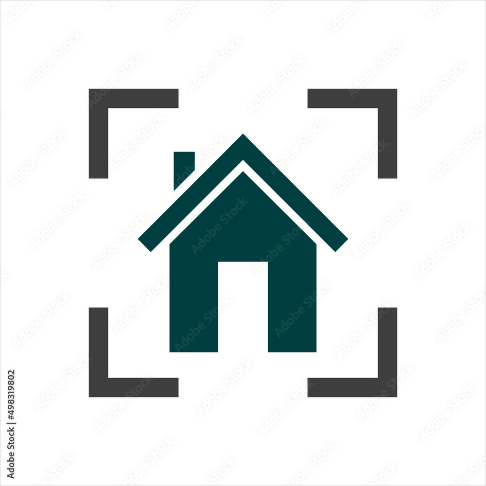 Home icon on a white background. Vector Home icon on a white background. Vector