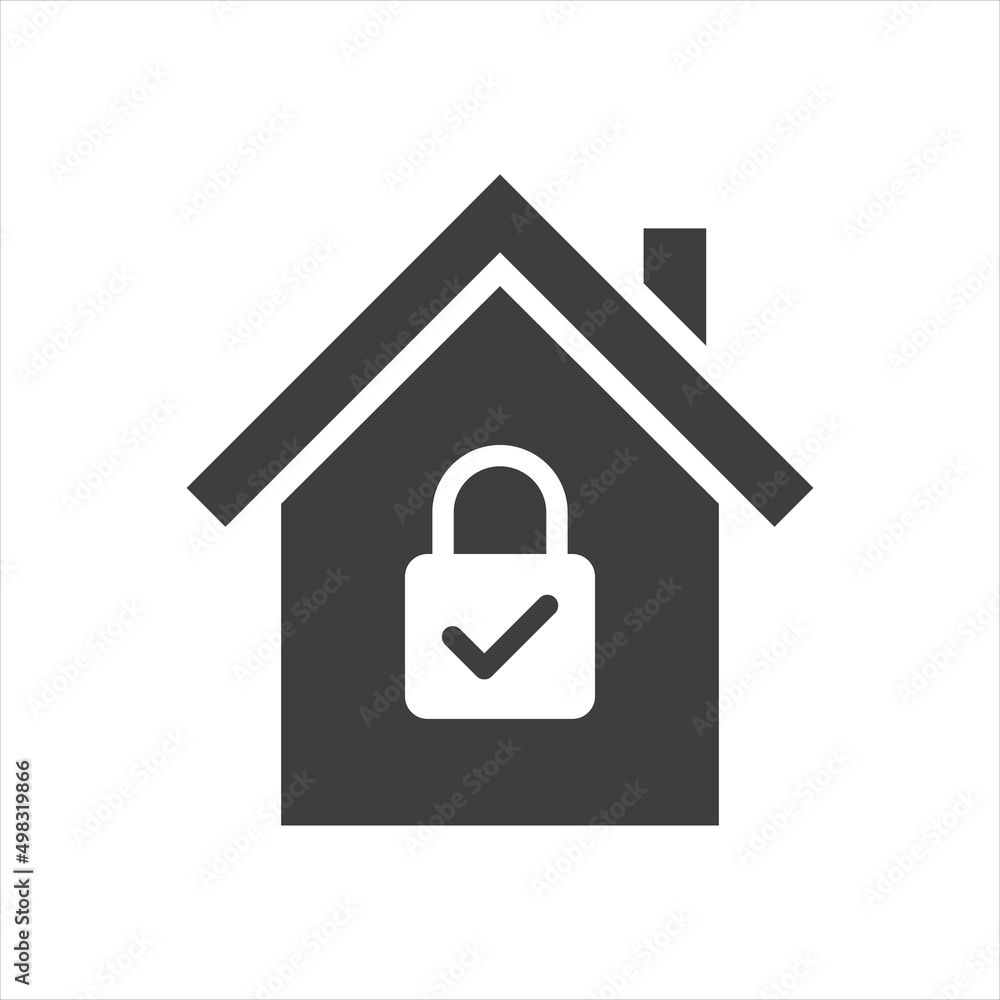 home house protect security and protection icon. home house protect security and protection icon.