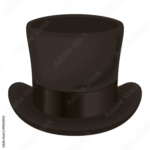 black elegant tophat accessory