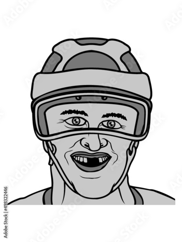 Zahnlücke Ice Hockey 