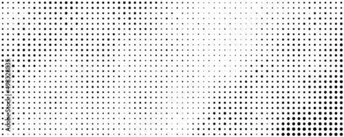 black and white background with halftone dot pattern 