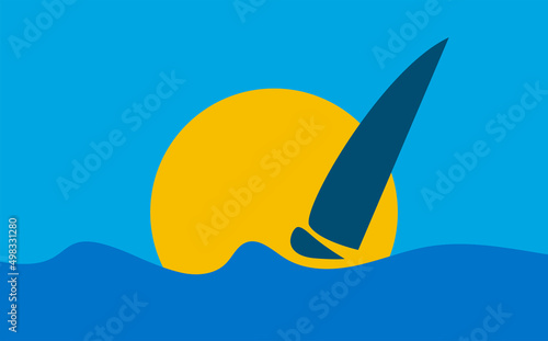  sagoma, windsurf, estate, mare, vacanze