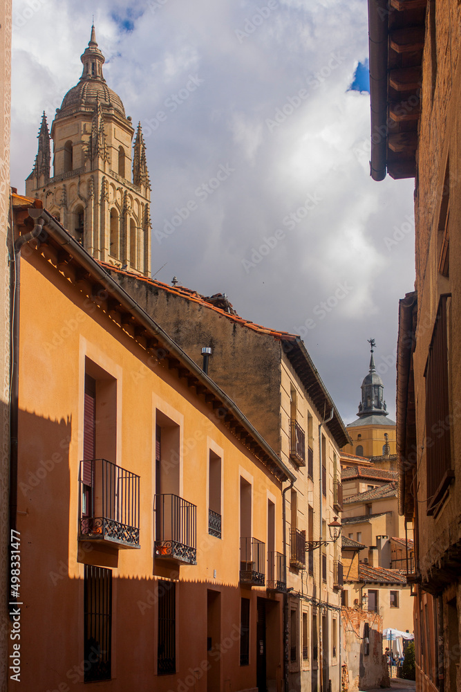 Obraz premium Ciudad de Segovia, en Castilla y León, España.
