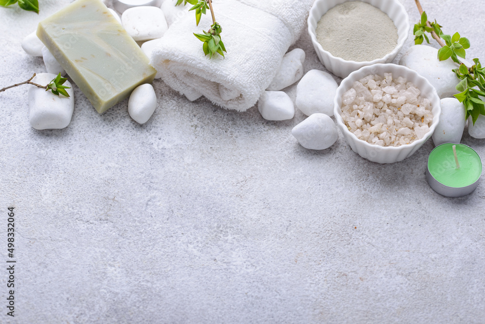 Spa concept. Natural beauty cosmetics Spa concept. Natural beauty cosmetics