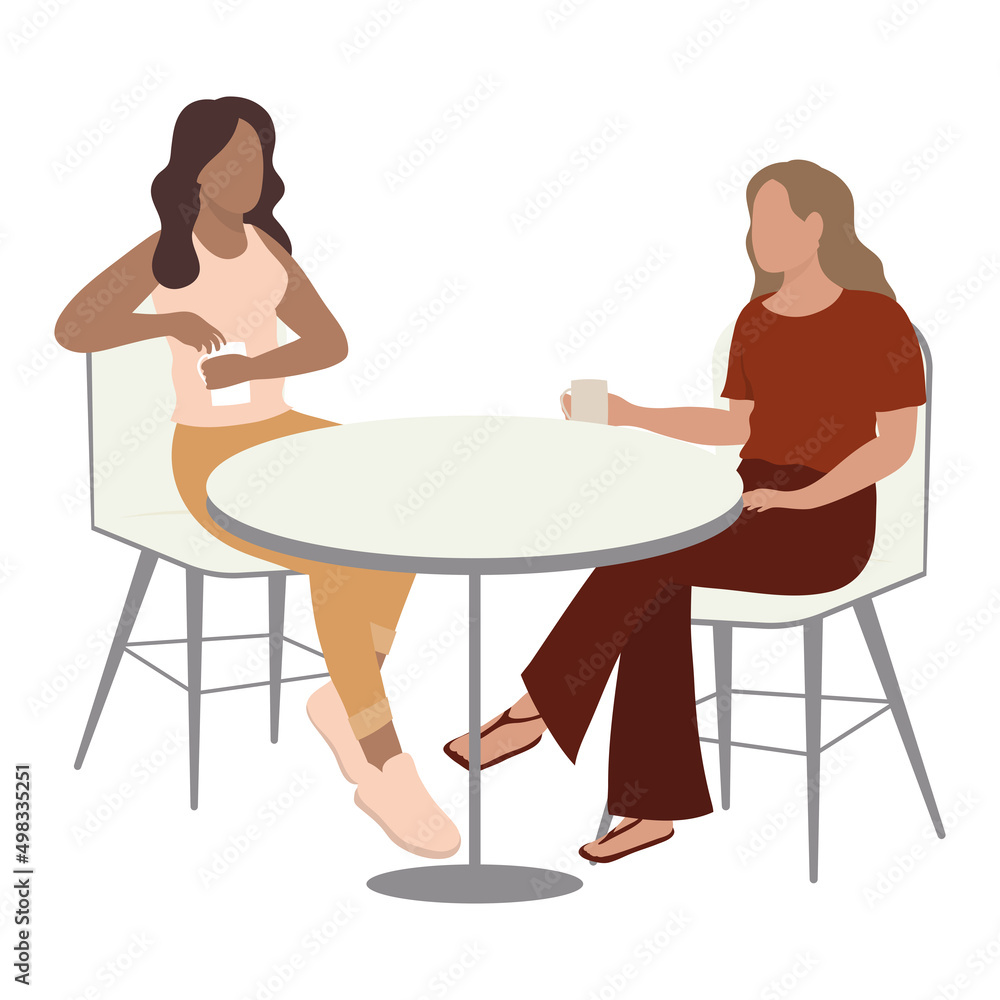 girls couple in restaurant girls couple in restaurant