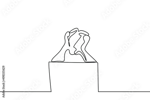 a person sitting in front of the computer laptop gets bad news and gets upset