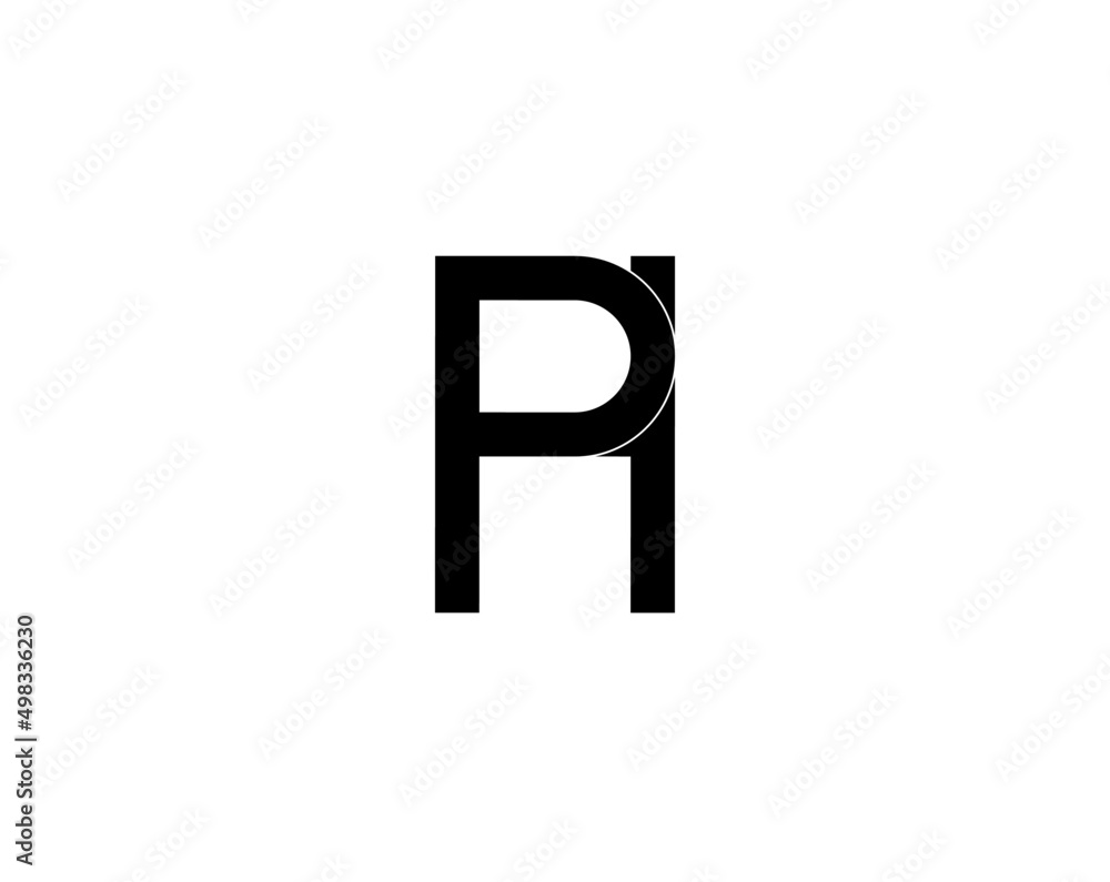 hp ph h p initial letter logo isolated on white background hp ph h p initial letter logo isolated on white background