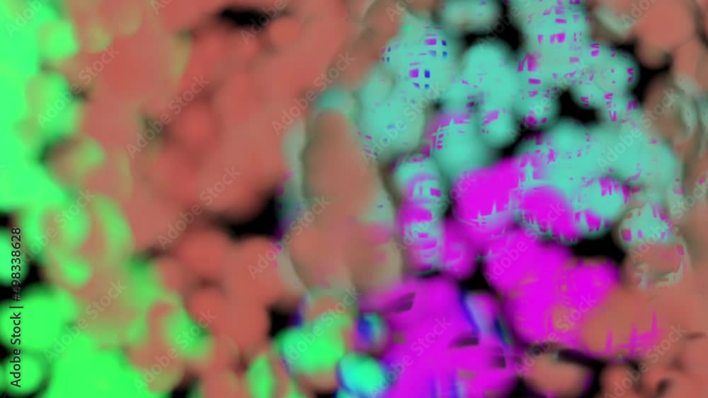 Abstract Vibrant Bubbly Background Digital Rendering Abstract Vibrant Bubbly Background Digital Rendering