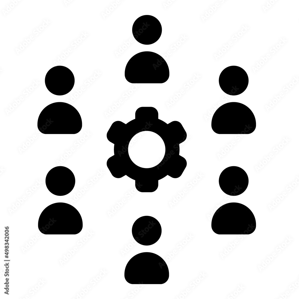 User Service Flat Icon Isolated On White Background User Service Flat Icon Isolated On White Background