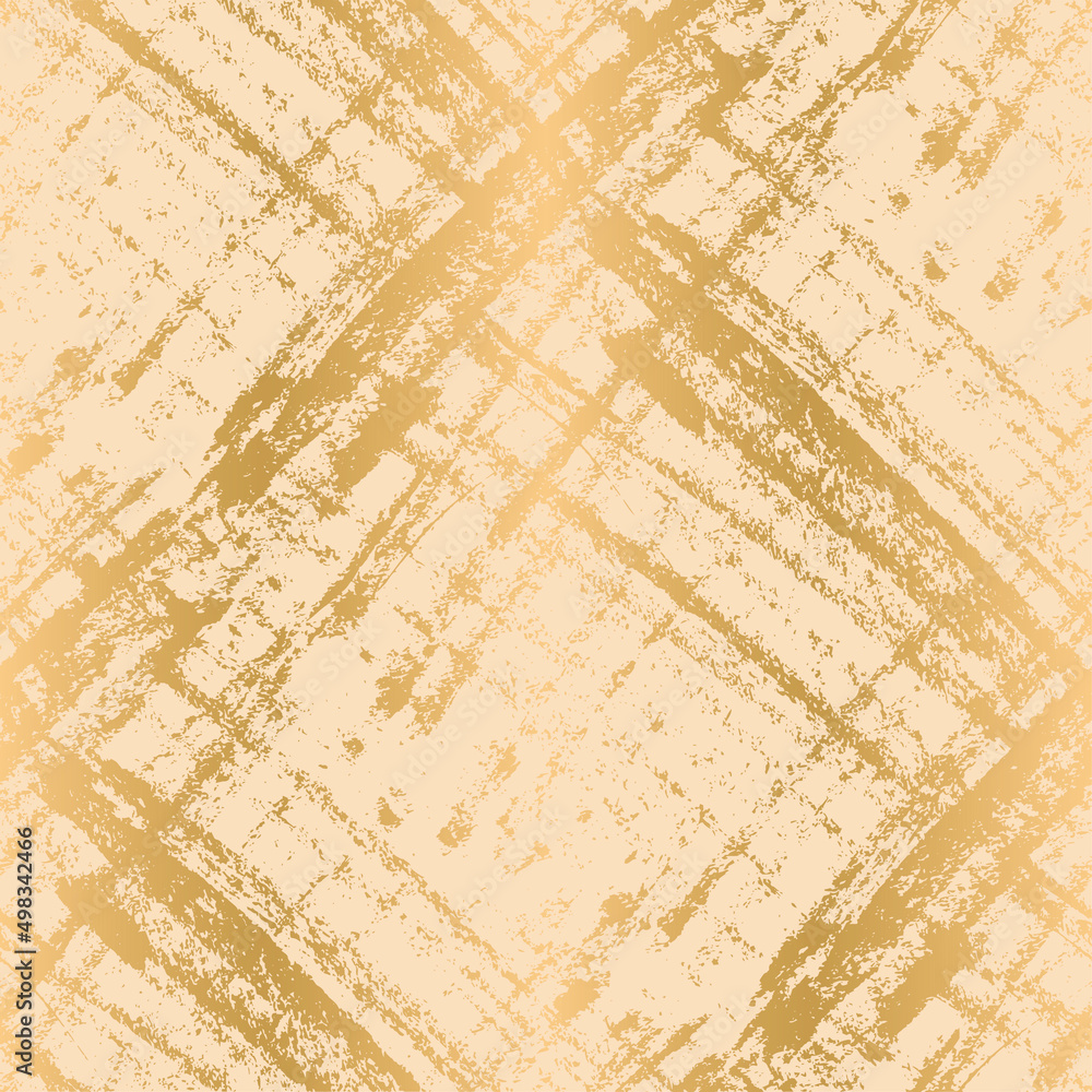 Pencil strokes in gold and rosy seamless pattern Pencil strokes in gold and rosy seamless pattern