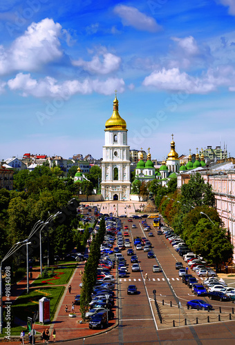 St. Sophia`s Cathedral, Kiev, Ukraine. photo