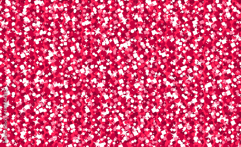 Red Glitter Background Vector Illustration Stock Vector Adobe Stock