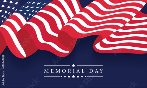 memorial day lettering poster