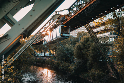 Die Schwebebahn in Wuppertal