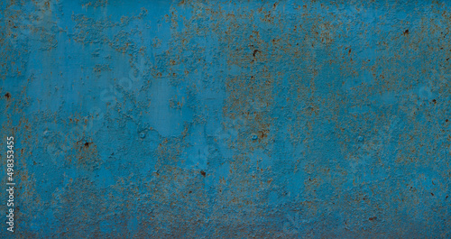 worn rusty metal texture background.Grunge rusty colored green, blue, metal steel background texture, rust and oxidized metal background. Old metal iron panel.
