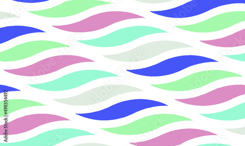 Colorful waves, lines, stripes and vector brush srokes texture. Distressed uneven background made of lines of different colors. Abstract vector illustration. EPS10