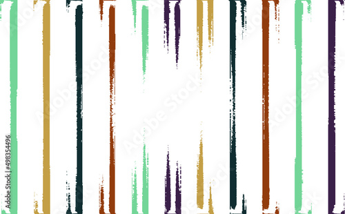 Colorful vector brush srokes texture. Distressed uneven background made of lines of different colors. Abstract distressed vector illustration. Overlay for interesting effect and depth. EPS10 photo