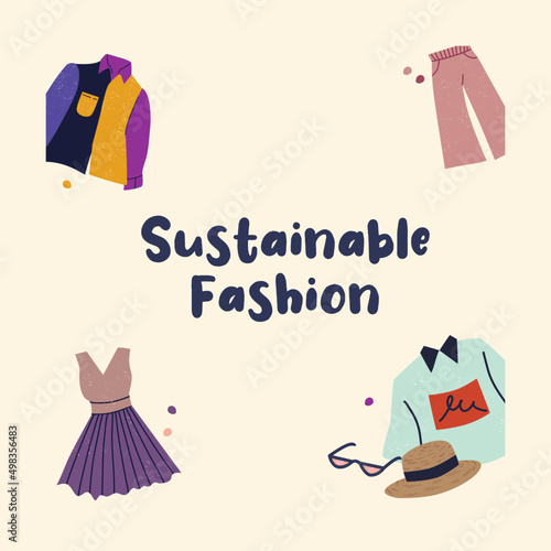 illustration of clothes hanger - fashion revolution week