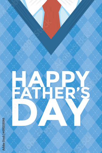 happy fathers day poster