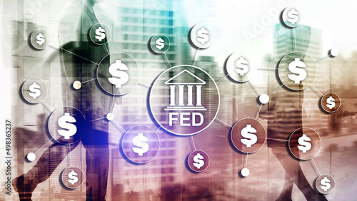 FED federal reserve system usa banking financial system business concept